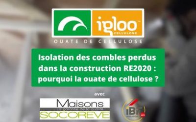 Isolation des combles avec Igloo France Cellulose