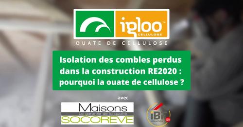 Isolation des combles avec Igloo France Cellulose